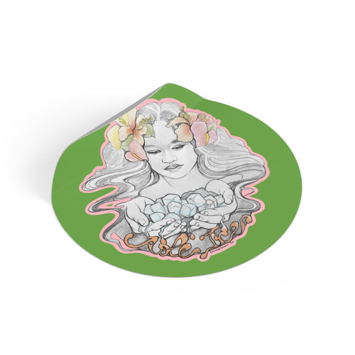 ʻAʻole ICE Round Sticker